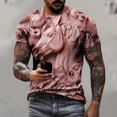 thumbnail image 2 of Camisetas de Manga Larga de los Hombres Relief Steed Impresión Gráfica Tee, Sudadera de Cuello de la Tripulación Casual para Al Aire Libre, Vacaciones Y Uso Diario, 2 of 8