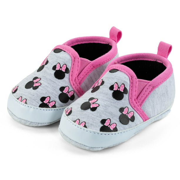 gys Sidst pude Disney Minnie Mouse Infant Soft Sole Slip-On Shoes - Walmart.com
