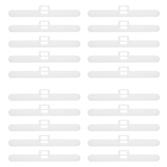 20Pack Vertical Blind Hangers, 82mm Double Hole Plastic Vertical Blind Top Holders Blinds Curtains Replacement Slats for Home Office Hotels