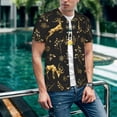 thumbnail image 6 of KLL Christmas Gold Deers1 for Men's Baseball Shirts,Short Sleeve Casual Shirts Button Down Shirt for Men Beach Summer Wedding Shirt-4X-Large, 6 of 7