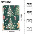 thumbnail image 2 of FORMRS 1-Subject Spiral Notebook 8" x 5" College Ruled 60 Refillable Sheet A5 Hard Cover, Red Christmas Gingerbread, 2 of 7