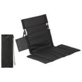 thumbnail image 1 of Asiento de estadio, silla de grada, multifuncional, portátil, plegable, cojín para gradas Negro, 1 of 7