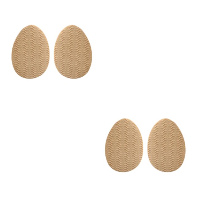 Guardoinrt Coussinets de Chaussures Antidérapants Fiables pour Talons Hauts avec Support Auto-Adhésif Tête Ronde Kaki 2Set