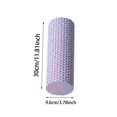 thumbnail image 2 of Foam Roller For Exercise, Textured Foam Roller For Yoga And Fitness, Foam Roller For Home Workout,Light Purple - 30Cm, 2 of 5