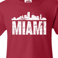 thumbnail image 4 of Inktastic Miami Skyline Grunge Youth T-Shirt, 4 of 5