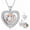 A-1ct Heart gemstone, variant on SOULMEET Personalized 10k 14k 18k White Gold 1 ct Moissanite/Diamond Locket That Holds Picture Diamond Photo Heart Locket Necklace Gift for Beloved Ones Mother Women Mens