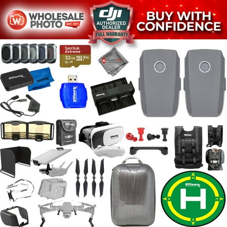 Pc2700 Memory Kit DJI Mavic 2 Pro Accessory Kit Includes 2 Batteries Hardshell Backpack Filter Kit 32GB Sandisk Memory Card Charger Hub Plus Much More ()