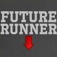 thumbnail image 2 of CafePress - FUTURE RUNNER Maternity T Shirt - Maternity Dark T-Shirt, 2 of 3