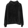 thumbnail image 5 of Frnrwgo Men's Hoodie Double-Sided Fleece Loose Fit Winter Casual Pullover with Kangaroo Pocket, 5 of 9