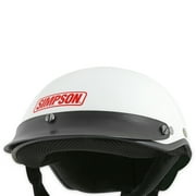 Simpson 9430051 Shorty Helmet - Adult Extra 2X-Large - Gloss White - Each