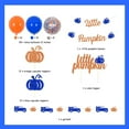 thumbnail image 5 of Little Pumpkin Baby Shower Decorations for Boy - Orange and Blue Pumpkin Truck Banner, Latex Balloons, Little Pumpkin Cake Toppers, Thanksgiving Fall Harvest Baby Shower Decorations, 5 of 5