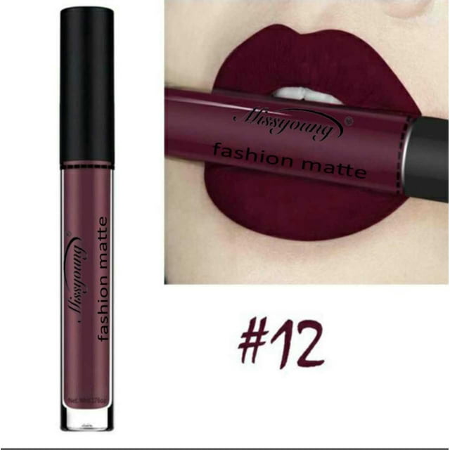 Fiudx Lápiz Labial Líquido Hidratante Young Velvet Lipstick Cosmetic 8Ml