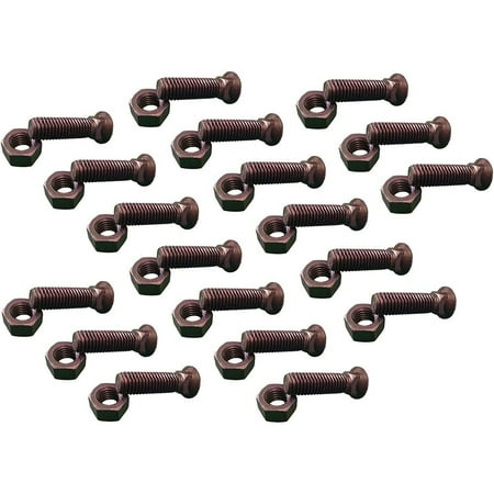 

19 - Plow Bolt & Nut for Blades/Cutting Edge 5/8-11x 2 - Grade 8 Dome Head
