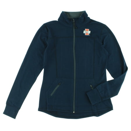 - Colosseum Womens Illinois Fighting Illni Pride Jacket Navy Blue