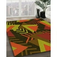 thumbnail image 3 of Ahgly Company Machine Washable Indoor Rectangle Transitional Maroon Red Area Rugs, 3' x 5', 3 of 7