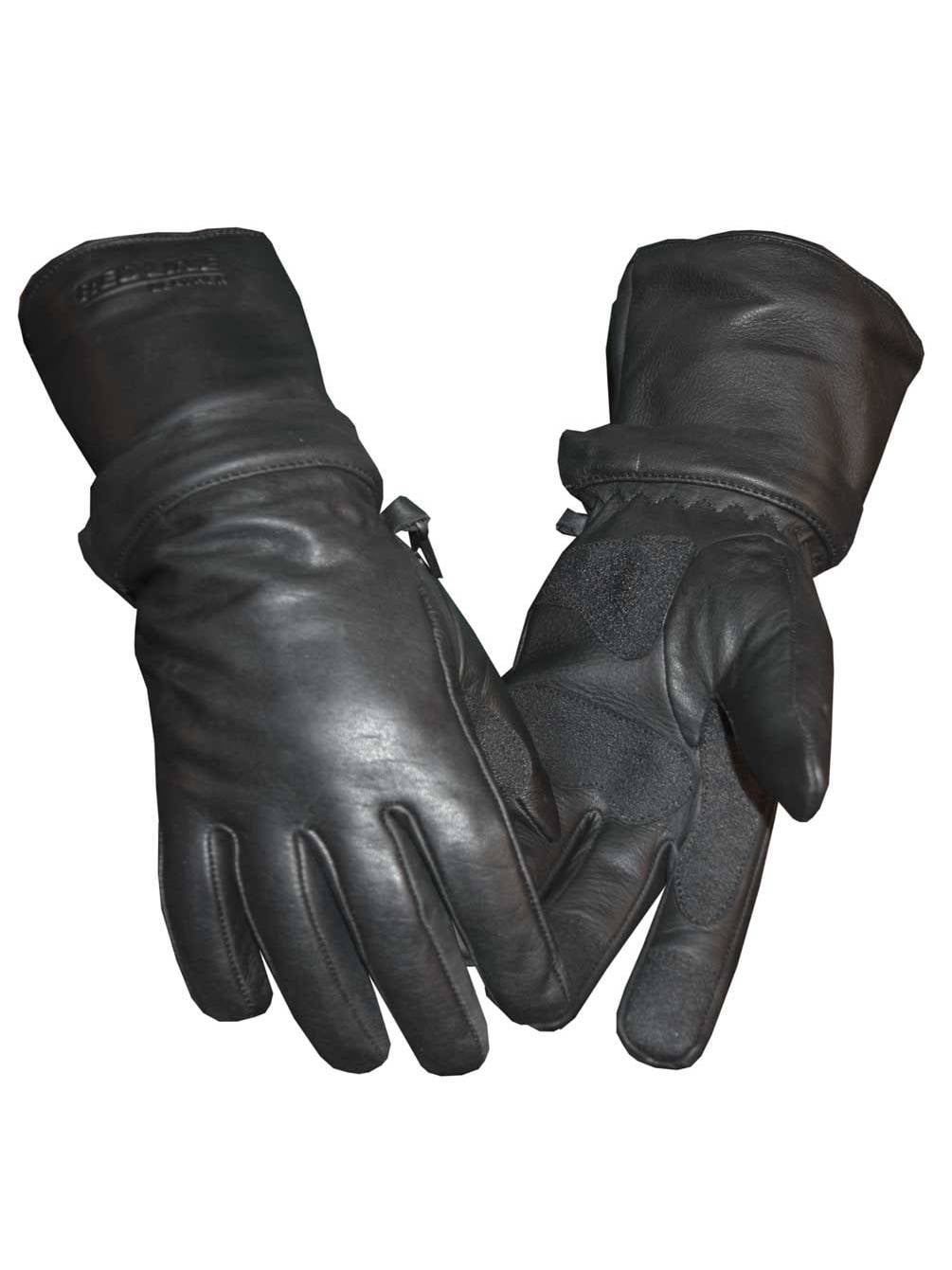 LADIES LEATHER ZIP CLOSURE PINK PIPING DRIVING GLOVES 