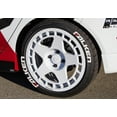 thumbnail image 2 of Tire Sticker 9766020791 1.25 in. Falken Red & White Dash Tire Sticker, Set of 8, 2 of 2