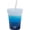 Blizzard, variant on Silipint Silicone 8 oz Kids Straw Tumbler, Marigold