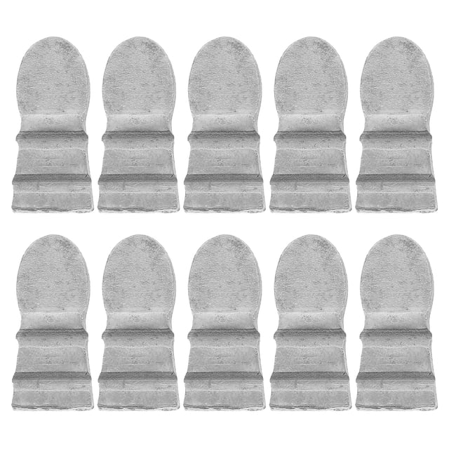 Shisuyan 10 Pcs Poignée en Coin Acier Hache Poignée en Coin Métal