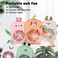 thumbnail image 2 of Mini Ventiladores De Bolsillo Con Llavero Animal Lindo Carga Usb Mini Ventiladores Llavero Para Mujeres Niños Gran Regalo Scienceny AP007232-05, 2 of 6