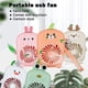 thumbnail image 2 of Mini Ventiladores De Bolsillo Con Llavero Animal Lindo Carga Usb Mini Ventiladores Llavero Para Mujeres Niños Gran Regalo Monstrate AP007232-02, 2 of 6