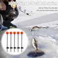 thumbnail image 4 of 5x caña de pescar en hielo, punta de poste, aparejos de pesca portátiles, accesorios para invierno al aire libre, 4 of 6