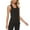Black, variant on Women Yoga Pant Clearance,Solid Tops Sleeveless O-Neck Yoga Vest Shirt Cross Back Workout Tees Black 8