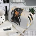 thumbnail image 7 of Sikiie Dachshund Sitting in Bathtub Print Flip Double-layer Pencil Case, All-purpose Stationery Bag for Study and Office, Zipper Design, Unisex, 7 of 7
