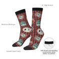 thumbnail image 4 of Cauagu Mountain Adventure Badges Print Crew Socks for Women and Men,Adult Athletic Running Socks 1-Pair Sports Socks Work Gear Socks with Moisture Wicking, 4 of 6