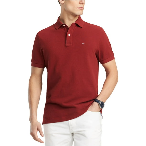 Tommy Hilfiger Tommy Hilfiger Mens Custom Fit Rugby Polo Shirt