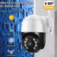 thumbnail image 2 of Camara Ip Wifi Vigilancia 4mp Ultra Hd Ptz Icsee Ovnif Rj45 Color Blanco Con Negro, 2 of 7