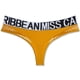 thumbnail image 5 of Qarigey Mujeres Tanga Malla Carta Ropa interior Elástico Transpirable Tanga Deportes Atlético Yoga Calzoncillos Calzoncillos para fiesta Amarillo L 5Conjunto, 5 of 6