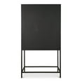 thumbnail image 5 of Moe's Home Collection Mako Bar Carts and Cabinet Faux Leather Black, 5 of 10