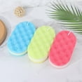 thumbnail image 6 of Hai Lan Three-Layer Wave Bath Sponge Loofah Body Brush Scrubber Skin Clean Massage Cleaning Shower Exfoliating Sponge for Kids Adults B9O1, 6 of 9