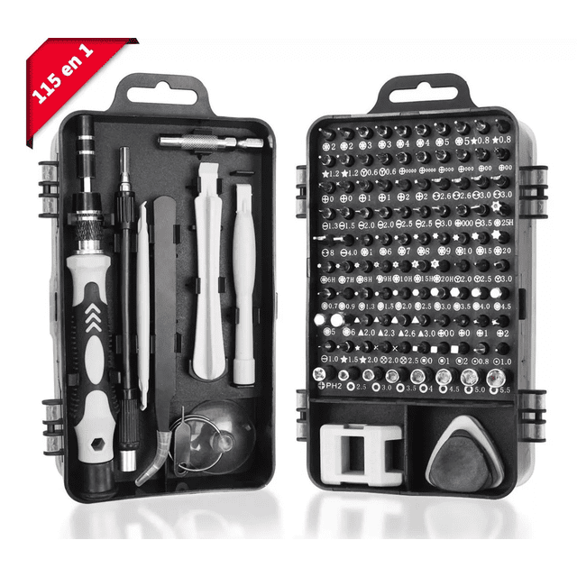 Kit De Desarmadores Y Herramientas De Precisión 115 En 1