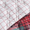 thumbnail image 5 of Mainstays 3-Piece Adult Quilt Set, Red Tartain Plaid, Full,Queen, 5 of 6