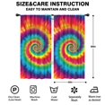 thumbnail image 2 of Blackout Kids Curtains,Colorful Rainbow Tie Dye Spiral Pattern Childrens Insulated Curtains Set Of 2,Bedroom Essentials,Toddler Room Decor 42"x84", 2 of 5