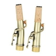 thumbnail image 2 of Juego de saxofón soprano de 2 piezas con mástil recto y curvo y juego de saxofón de tono alto, boquilla y mástil de saxofón, 2 of 9