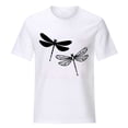 thumbnail image 2 of DailyTrove Women's Dragonfly Graphic T-Shirt - Short Sleeve Casual Tee, Nature-Inspired for Walks & Daily, 2 of 3