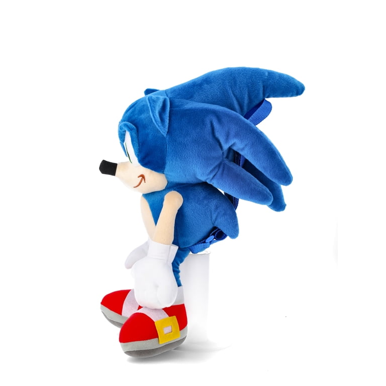 Sonic The Hedgehog Plush Backpack, 12.5", Blue photo 4