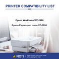 thumbnail image 2 of 222XL Ink Compatible for Epson 222 Ink Cartridges for Expression Home XP-5200 Workforce WF-2960 Printer ink (4-Pack), 2 of 8