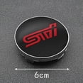 thumbnail image 4 of 4pcs 56+60mm Car Wheel Hub Center Caps Sticker Rim Cover Auto Badge Emblem Styling For Subaru STI Impreza Forester XV Tribeca, 4 of 5