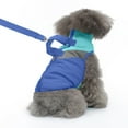 thumbnail image 3 of Chaleco acolchado Chaqueta para perros Chaleco cálido con cremallera Chaqueta polar para perros, 3 of 5