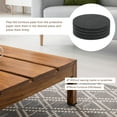 thumbnail image 4 of Deslizadores de muebles, almohadillas de fieltro autoadhesivas redondas, protectores de suelo para patas de muebles de madera dura 2.5" 12 piezas, 4 of 5
