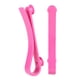 thumbnail image 4 of Juego de 3 ganchos de plástico multiusos para bolsas de mano Bogg (Rojo rosa), 4 of 6