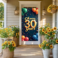 thumbnail image 6 of LUUFILx Cheers to 30 Years Party Decoration Backdrop Birthday Supplies Anniversary Banner Balloon Background Photography Prop Celebration Decor, 6 of 8