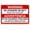 Warning Sign 4, variant on No Lifeguard On Duty Bilingual Spanish English Sign - 12×8 Inches, Pool Security Metal, Home Business Outdoor Indoor Garage Street Wall Decor