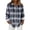 Gray, variant on Womens flannel shirt Long Sleeve Plaid Shirts Casual Button Down Shirt Tops Plus Size Soft Blouse Tops OIOLOYJM Light Brown L