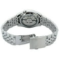 thumbnail image 3 of Seiko Montre Habillée Automatique 5 pour Homme SNK393K Noire en Acier Inoxydable, 3 of 3