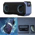 thumbnail image 1 of Altavoces portátiles perfecl IPX7 a prueba de agua inalámbrico para exteriores fiestas barbacoas hogar tarjeta AUX U Azul, 1 of 8